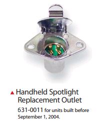 CONNECTOR - RECEPTACLE 4 PIN FLG MT